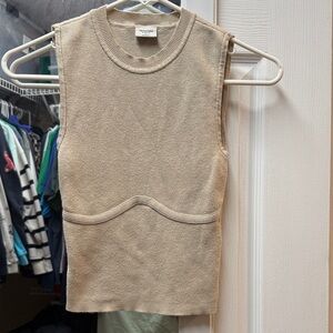 Abercrombie & Fitch Tan Knit Sweater